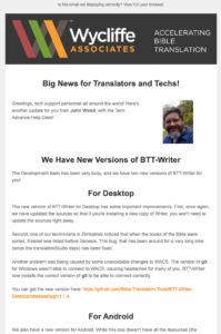 Big News for Translators and Techs!